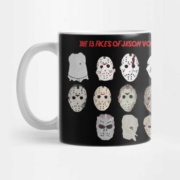 The 13 Faces of Jason Voorhees by attackofthegiantants